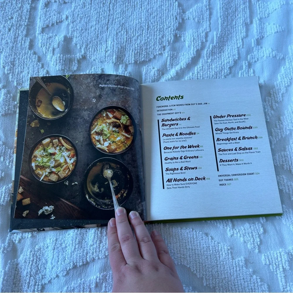 Guy Fieri Family Food Hardback Cookbook